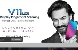 Vivo V11 Pro Price in India: डिस्प्ले में फिंगरप्रिंट स्कैनर, 25 MP का कैमरा, जानिए कीमत और फीचर्स