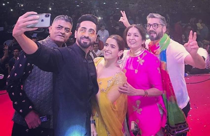 फिल्म 'बधाई हो' की पूरी टीम ('फोटोसोर्स: बाधाई हो इंस्टाग्राम)