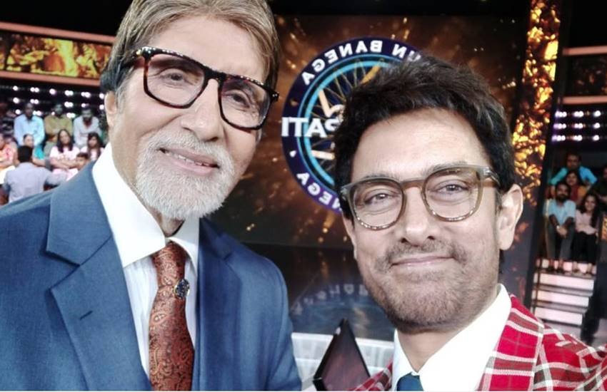 KBC 10, Aamir Khan Reached to amitabh bachchan, aamir khan with amitabh bachchan, thugs of hindostan actors, game show kbc 10, kaun banega crorepati, season 10 o fkbc, Thugs Of Hindostaan actor aamir khan felt sorry, Thugs Of Hindostaan actor amitabh bachchan, Thugs Of Hindostaan actor aamir khan, Thugs Of Hindostaan actor in kbc 10, entertainment news, bollywood news, television news, entertainment news