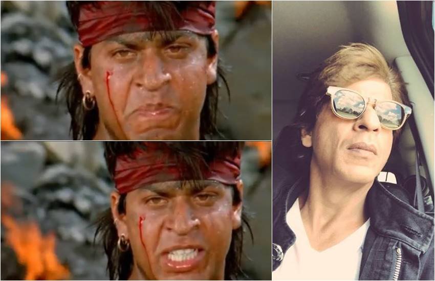 shahrukh khan birthday special: फिल्म 'कोयला' के दृश्य में शाहरुख खान 