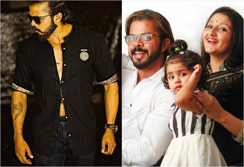 श्रीसंत अपने परिवार के साथ (फोटोसोर्स: श्रीसंत इंस्टाग्राम)