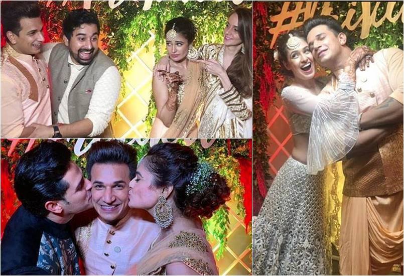 Prince narula, Yuvika Chaudhary, Prince narula wedding, Yuvika Chaudhary wedding, Prince narula with yuvika chaudhary, Yuvika Chaudhary, Yuvika Chaudhary mehandi function, yuvika and prince dancing on their wedding day, watch all videos of yuvika and prince marriage, entertainment news, bollywood news, television news
