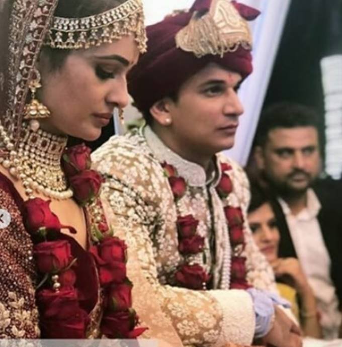Prince narula and Yuvika Chaudhary wedding, Bigg Boss season 9, Bigg Boss ex contestant yuvika chaudhary, prince narula tie knot with yuvika, prince get married to yuvika, yuvika and prince narula pictures and videos, tv populer couple yuvika chaudhary and prince narula, entertainment news, bollwyood news, television news