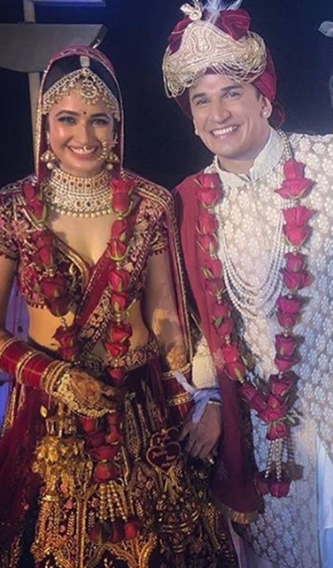 Prince narula and Yuvika Chaudhary wedding, Bigg Boss season 9, Bigg Boss ex contestant yuvika chaudhary, prince narula tie knot with yuvika, prince get married to yuvika, yuvika and prince narula pictures and videos, tv populer couple yuvika chaudhary and prince narula, entertainment news, bollwyood news, television news