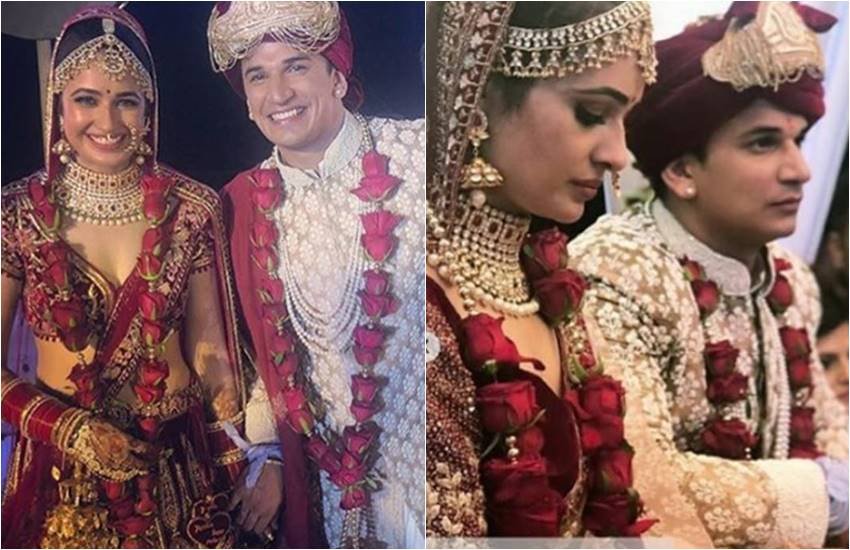 Prince narula and Yuvika Chaudhary wedding, Bigg Boss season 9, Bigg Boss ex contestant yuvika chaudhary, prince narula tie knot with yuvika, prince get married to yuvika, yuvika and prince narula pictures and videos, tv populer couple yuvika chaudhary and prince narula, entertainment news, bollwyood news, television news