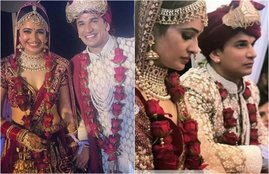 Prince narula and Yuvika Chaudhary wedding, Bigg Boss season 9, Bigg Boss ex contestant yuvika chaudhary, prince narula tie knot with yuvika, prince get married to yuvika, yuvika and prince narula pictures and videos, tv populer couple yuvika chaudhary and prince narula, entertainment news, bollwyood news, television news
