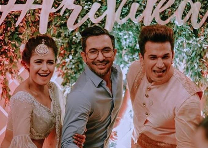 Prince narula, Yuvika Chaudhary, Prince narula wedding, Yuvika Chaudhary wedding, Prince narula with yuvika chaudhary, Yuvika Chaudhary, Yuvika Chaudhary mehandi function, yuvika and prince dancing on their wedding day, watch all videos of yuvika and prince marriage, entertainment news, bollywood news, television news