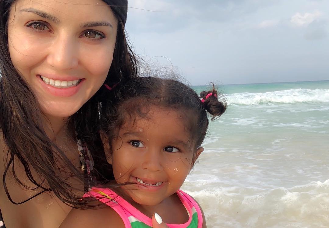 sunny leone daughter, sunny leone adopted baby girl, bollywood parents adopted kids, bollywood adopted kids, sushmita sen daughter adopt, raveena tandon adoption, salim khan adoption, sunny leone daughter photos, sunny leone photos,