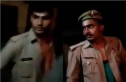 VIDEO: बीजेपी नेता के साथ थाने पहुंची भीड़, पुलिस से की मारपीट