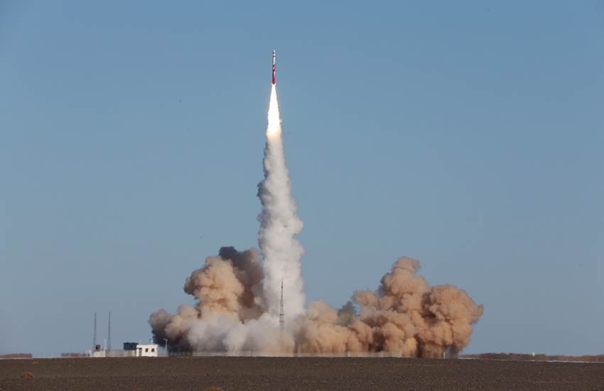 Zhuque-1, a privately developed Chinese carrier rocket by Beijing-based Landspace, lifts off from the launch pad at Jiuquan Satellite Launch Center in Gansu Zhuque-1, a privately developed Chinese carrier rocket by Beijing-based Landspace, lifts off from the launch pad at Jiuquan Satellite Launch Center in Gansu