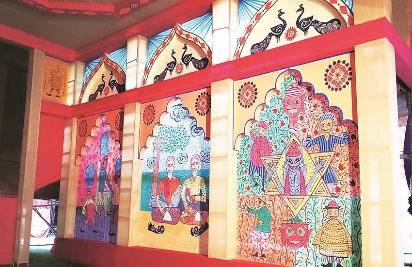 देश की राजधानी की इस गंभीर समस्या को पश्चिम बंगाल की समृद्ध कला संस्कृति के जरिए उजागर करने की कोशिश की गई है।