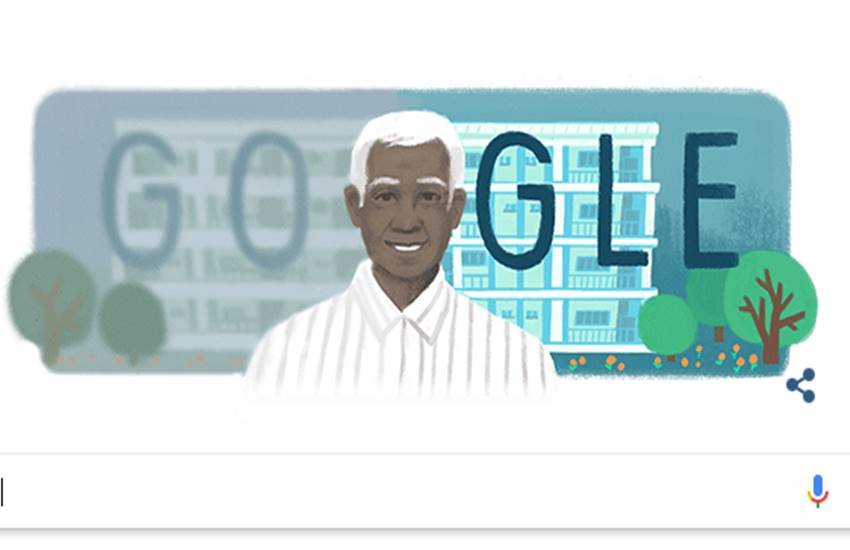 गूगल ने नेत्र चिकित्सक गोविंदप्पा वेंकटस्वामी की जयंती पर डूडल बनाया