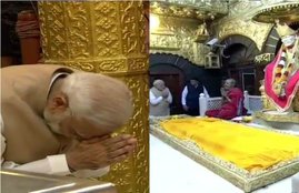 Narendra Modi, PM, India, Shirdi, Sai Baba Temple, Sai Darbar, Sai Baba Samadhi Centenary Celebrations, State News, Maharashtra, National News, Hindi News