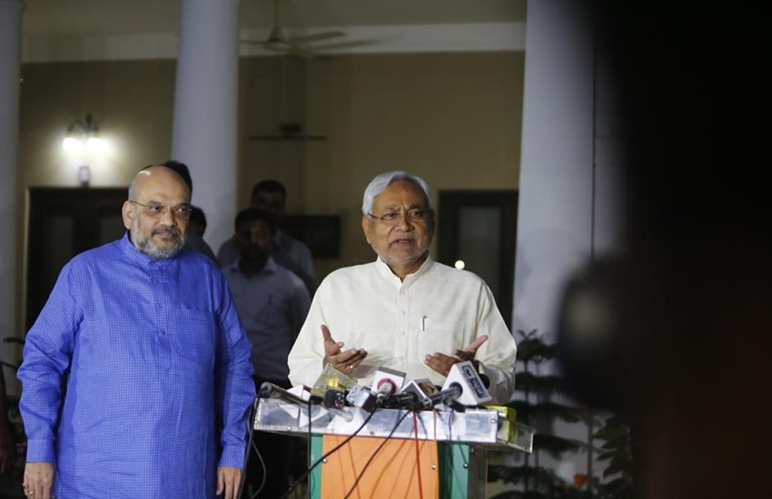 अमित शाह और नीतीश कुमार। (फोटो सोर्स: अनिल शर्मा, इंडियन एक्सप्रेस) अमित शाह और नीतीश कुमार। (फोटो सोर्स: अनिल शर्मा, इंडियन एक्सप्रेस)