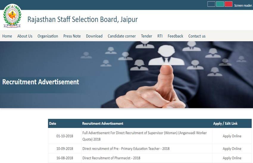 RSMSSB, Rajasthan Recruitment 2018, RSMSSB Recruitment 2018, RSMSSB Recruitment, RSMSSB, Rajasthan Recruitment 2018, Rajasthan Recruitment, www.rsmssb.rajasthan.gov.in, rsmssb.rajasthan.gov.in, Teacher Vacancy, RSMSSB Woman Supervisor Vacancy, RSMSSB Woman Supervisor jobs, Woman Supervisor Anganwadi Worker, Woman Supervisor Anganwadi Worker 2018, Supervisor Woman Anganwadi Worker, Sarkari Result, sarkari result, sarkari result latest updates, sarkari result latest news