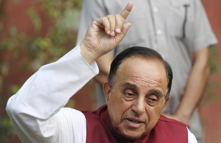 बीजेपी सांसद सुब्रमण्यम स्वामी। (एक्सप्रेस फाइल फोटोः अनिल शर्मा) बीजेपी सांसद सुब्रमण्यम स्वामी। (एक्सप्रेस फाइल फोटोः अनिल शर्मा)