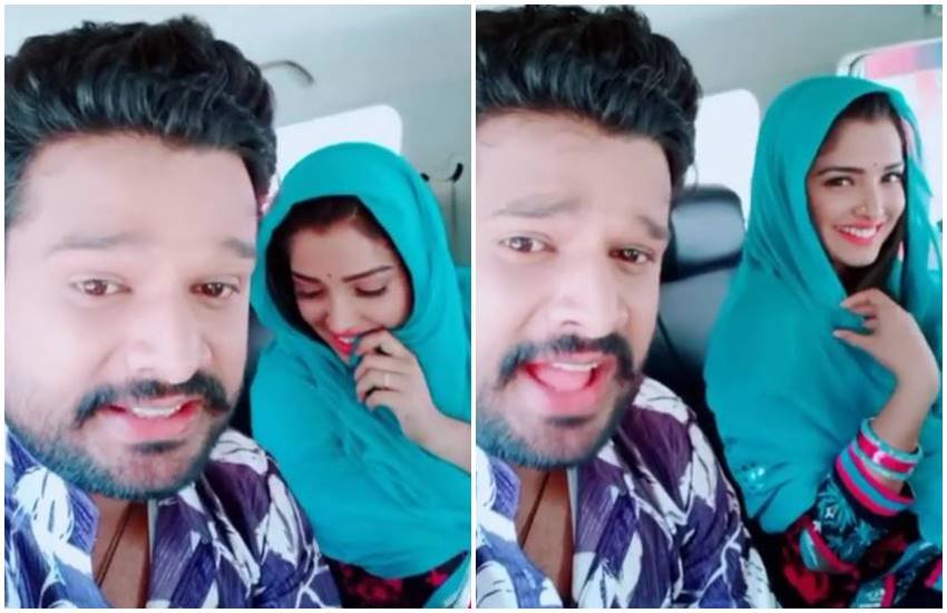 amrapali dubey, ritesh pandey, video, bhojpuri