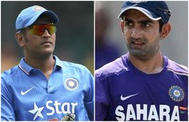 Mahendra singh dhoni, Gautam gambhir