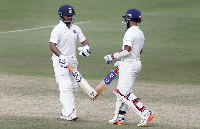 अजिंक्य रहाणे और ऋषभ पंत। (Photo Courtesy: BCCI)