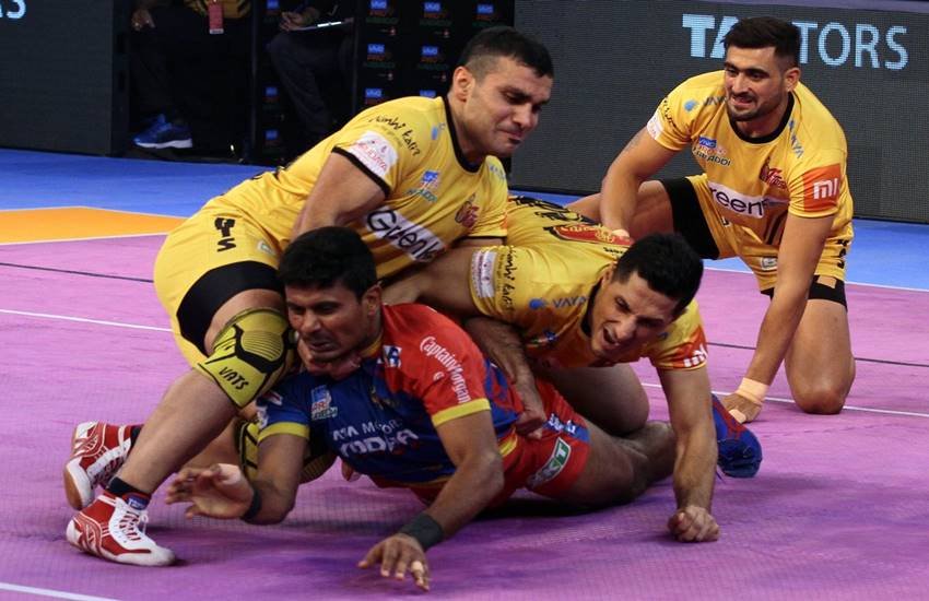 तेलुगू टाइटन्स ने यूपी योद्धा को 34-29 से हराकर लगातार दूसरी जीत दर्ज की।