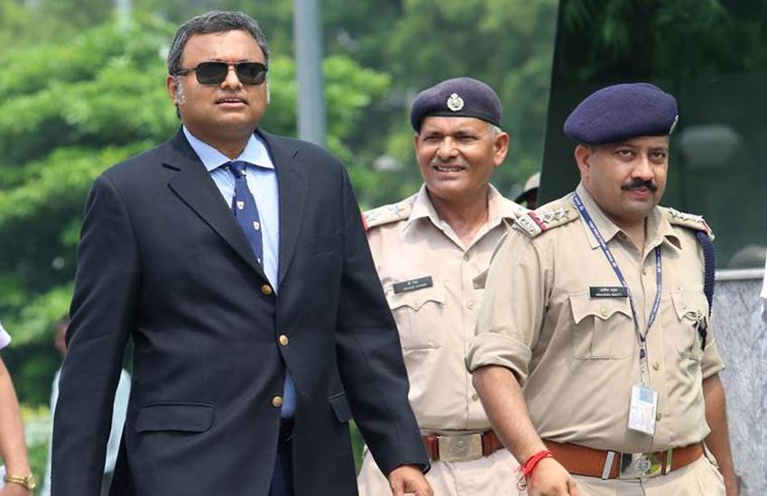  पूर्व वित्त मंत्री पी चिदंबरम के पुत्र कार्ति की फाइल तस्वीर। (Express Photo by Prem Nath Pandey)