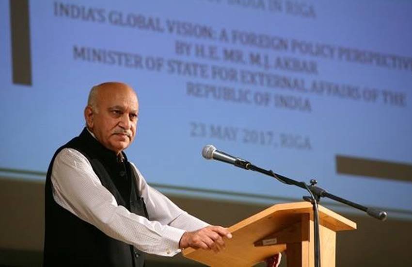 #MoToo अब पत्रकार गजाला वहाब ने विदेश राज्य मंत्री एमजे अकबर पर गंभीर आरोप लगाए हैं। (Image Source: Facebook/@mjakbarofficial) #MoToo अब पत्रकार गजाला वहाब ने विदेश राज्य मंत्री एमजे अकबर पर गंभीर आरोप लगाए हैं। (Image Source: Facebook/@mjakbarofficial)