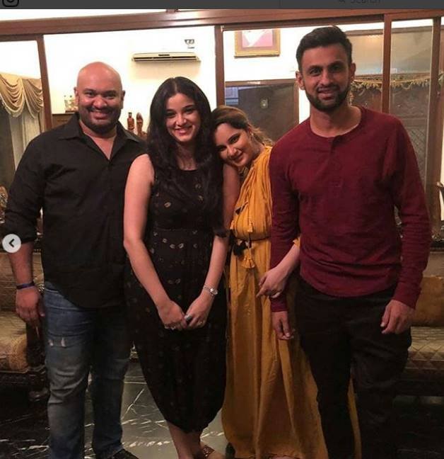 sania mirza,shoaib malik,baby shower,pakistani crickete