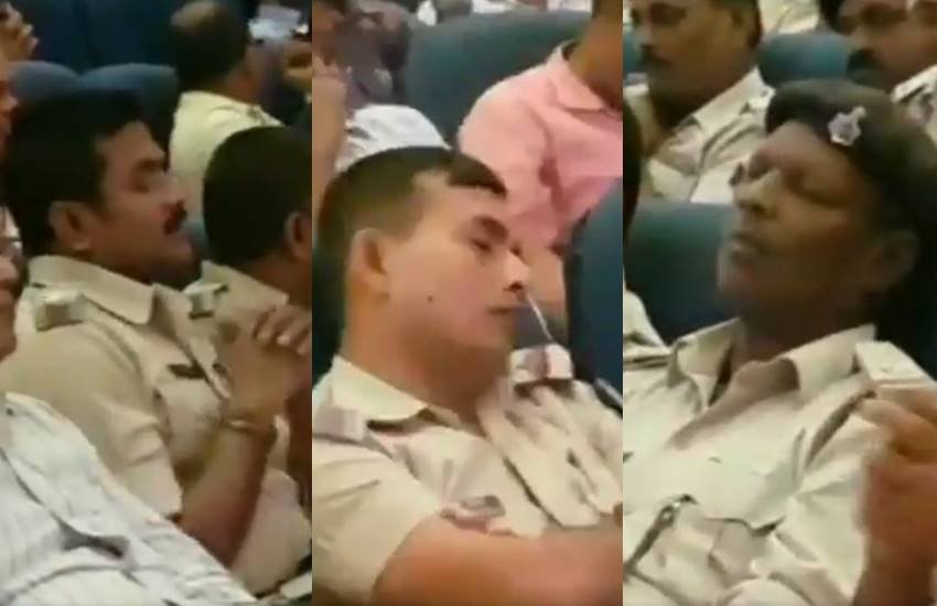 एएनआई के द्वारा ट्वीट किए गए वीडियो से लिया गए स्क्रीनशॉट्स। एएनआई के द्वारा ट्वीट किए गए वीडियो से लिया गए स्क्रीनशॉट्स।