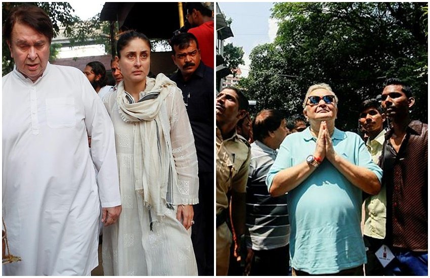 Randhir kapoor, Rishi Kapoor, Kareena Kapoor