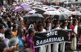 sabrimala protest
