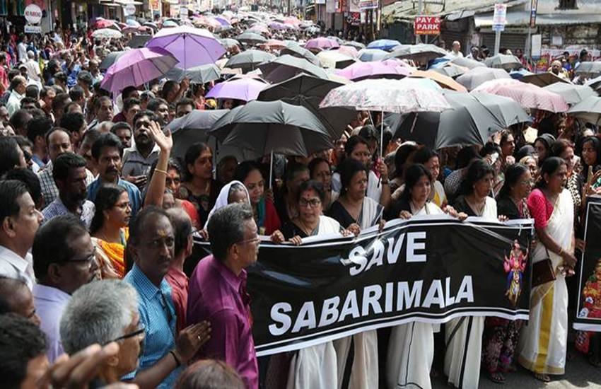 sabrimala protest