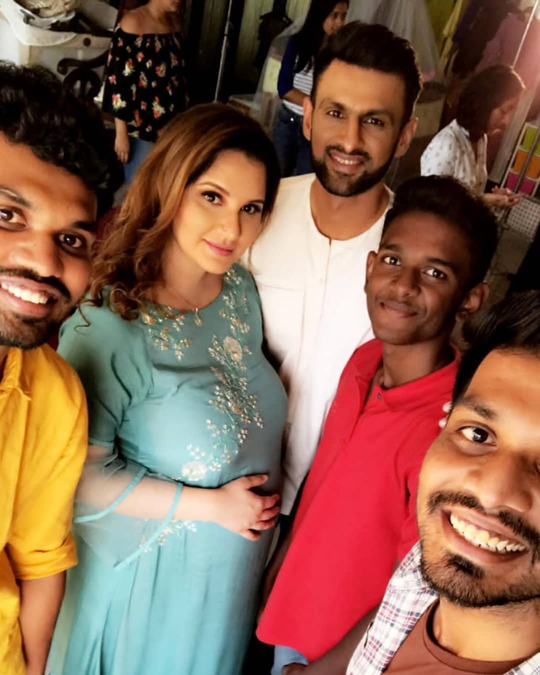 sania mirza,shoaib malik,baby shower,pakistani cricketeR
