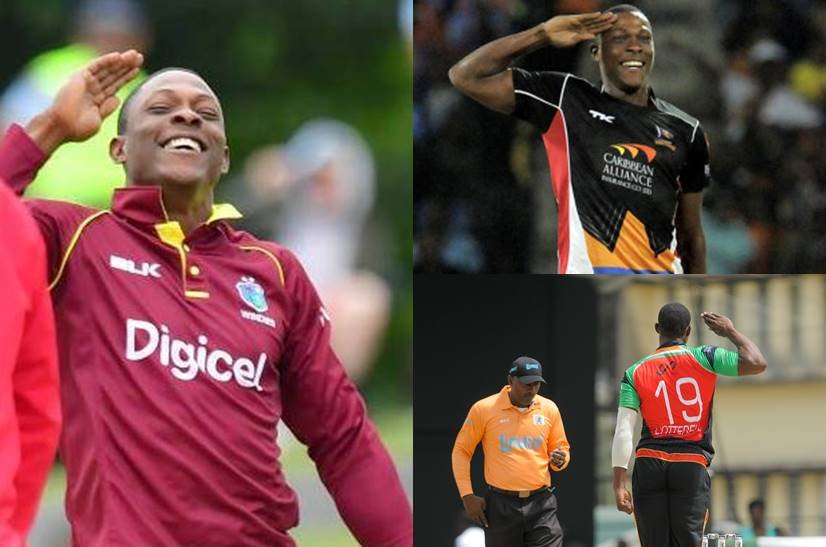 India vs West Indies 4th ODI,Indian Cricket Team,Keemo Roach,Shikhar Dhawan,West Indies tour of India, cricket celebration style, cricketers celebration style