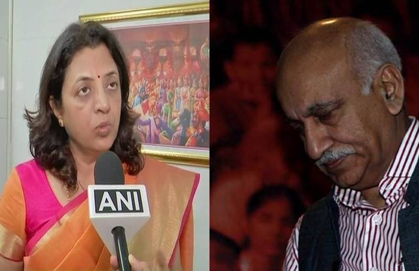  शिवसेना की प्रवक्ता मनीषा कयांदे ने की एम जे अकबर को पद से हटाने की मांग 