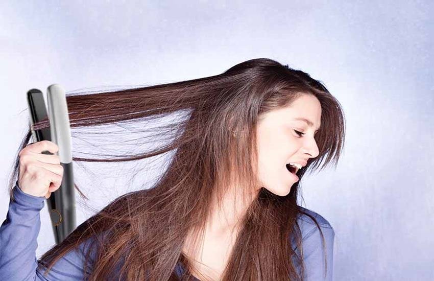 बालों को स्ट्रेट करने से बालों को कई नुकसान पहुंचते हैं। 