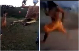 ram, ravan, fire, vijyadashmi