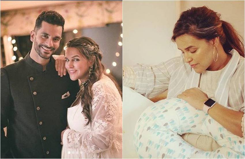 एक्ट्रेस नेहा घूपिया अपने पति अंगद बेदी के साथ (फोटोसोर्स: नेहा इंस्टाग्राम)