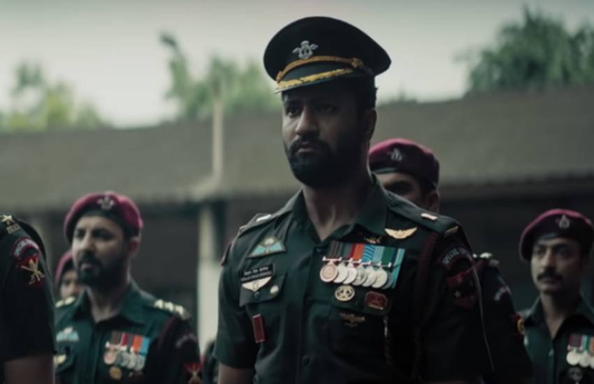 फिल्म उरी के एक दृश्य में विक्की कौशल फिल्म उरी के एक दृश्य में विक्की कौशल