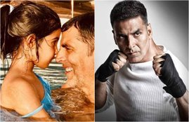 VIDEO OF Akshay kumar, AKSHAY KUMAR, Akshay Kumar with 6 year old daughter nitara, akshay daughter nitara, akshay kumara giving message to fans by nitara, akshay message on fit India, nitara set an example of fit India, NITARA father akshay kumara, watch VIDEO OF AKSHAY DAUGHTER NITARA