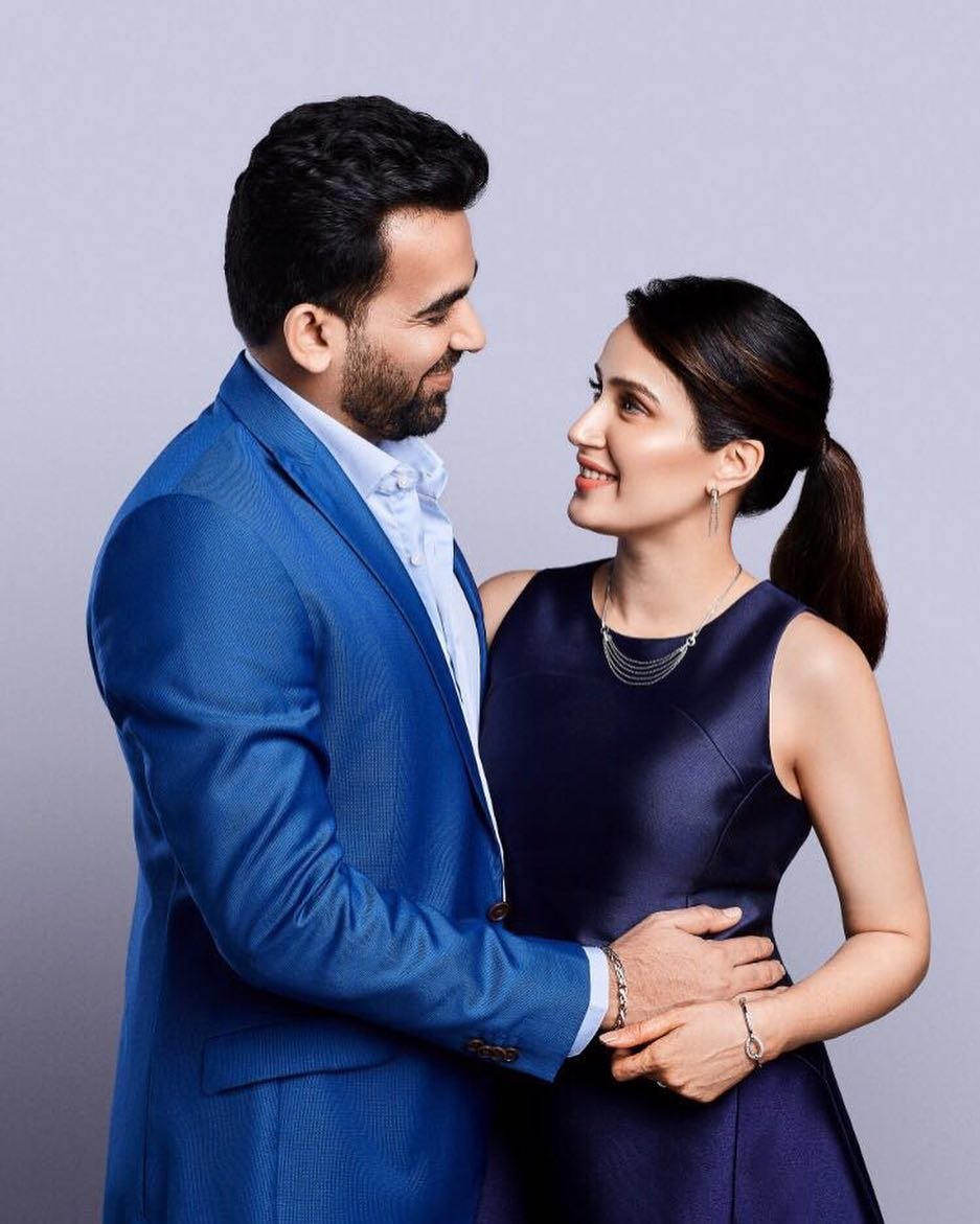 Sagarika Ghatge,Zaheer Khan,Zaheer Khan - Sagarika Ghatge first wedding anniversary