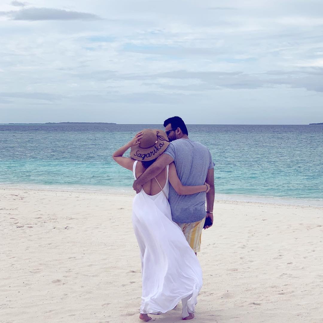 Sagarika Ghatge,Zaheer Khan,Zaheer Khan - Sagarika Ghatge first wedding anniversary