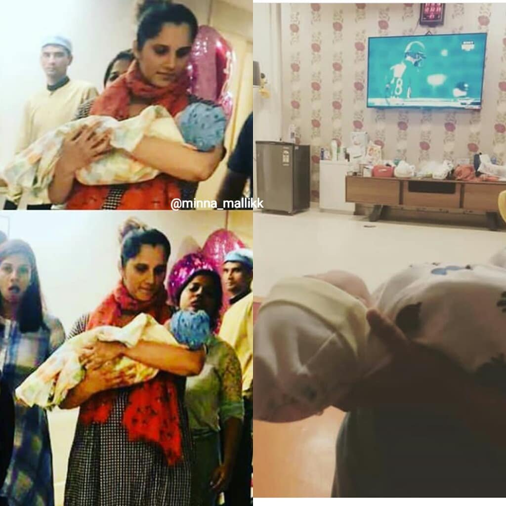 Pictures of Sania Mirza, Shoaib Malik's baby boy Izhan Mirza Malik are out