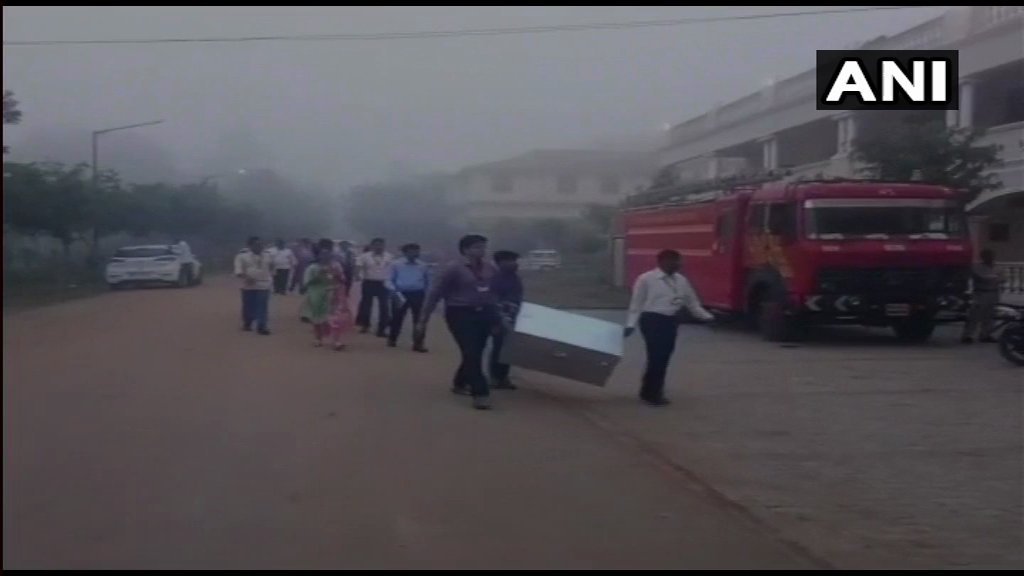 मतगणना केंद्र की एक तस्वीर