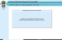 Bihar CSBC PET Constable, Fireman Admit Card 2018: एडमिट कार्ड जारी, ये है चेक करने का तरीका