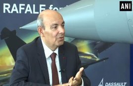 Rafale Deal, Rafale Deal Dassault CEO Clarification, Rafale Deal Congress Allegations, Rafale Deal, Dassault Aviation, CEO, Eric Trappier, True, Truth, Statements, Congress, Rahul Gandhi, Allegations, Reliance-Dassault JV Deal, Ambani, Chose, Decision, Interview, France, India, ANI, National News, India News, Hindi News