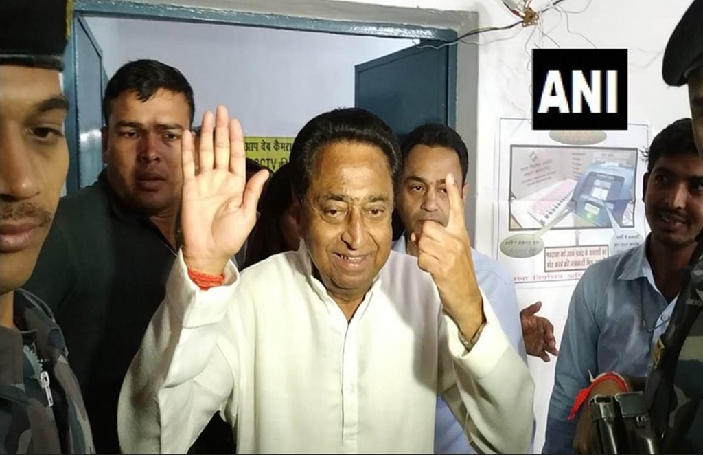 छिंदवाड़ा में कांग्रेस का प्रचार वाहन (फोटो- इंडियन एक्सप्रेस)