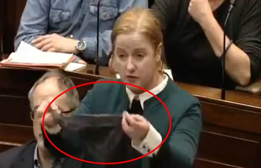 Rape, #ThisIsNotConsent, Ireland Rape Protest, Ireland Parliament Underwear, Ireland Court Acquit Accused, Female MP Ruth Coppinger, Lace Thong, Protest, Viral News, World News, International News, Hindi News Rape, #ThisIsNotConsent, Ireland Rape Protest, Ireland Parliament Underwear, Ireland Court Acquit Accused, Female MP Ruth Coppinger, Lace Thong, Protest, Viral News, World News, International News, Hindi News