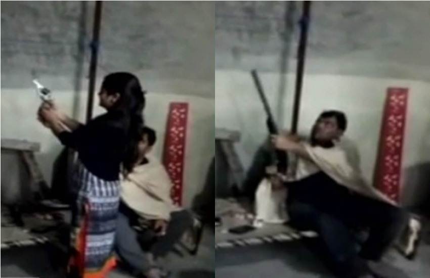 Noida Family Celebrates Diwali With Firing, Gunfire on Diwali, Dipawali, Green Crackers, Ban, Firing, Pistol, Revolver, Rifle, Businessman, Family, Wife, Son, Daughter, Noida, Gautam Buddha Nagar, Uttar Pradesh, UP News, Trending News, Hindi News