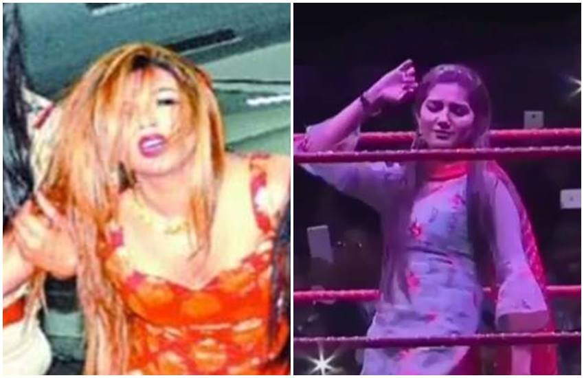 राखी सावंत के बाद अब सपना चौधरी रिंग में नजर आई हैं। 
