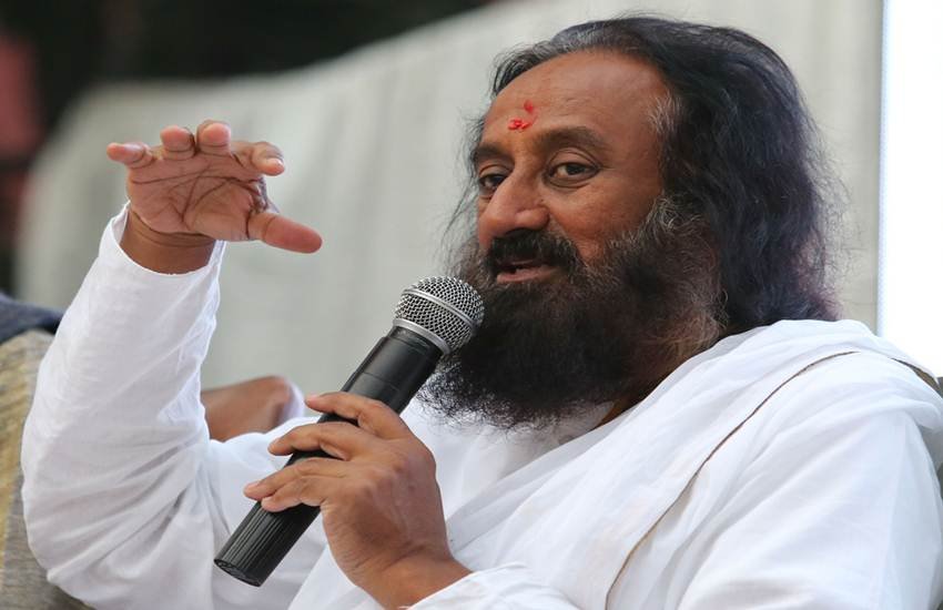 Sri Sri Ravi Shankar during Meet the Press